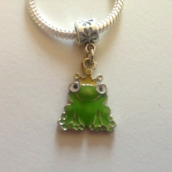 Charm Tastic Jewelry - “FROG” Dangling Charm Bead For European Style Charm Bracelets or Necklaces